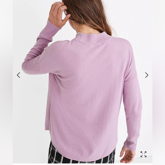 NEW • Madewell • Ashbury Mock Neck Sweater
Women’s VIBRANT LILAC Purple Medium - Picture 3 of 3